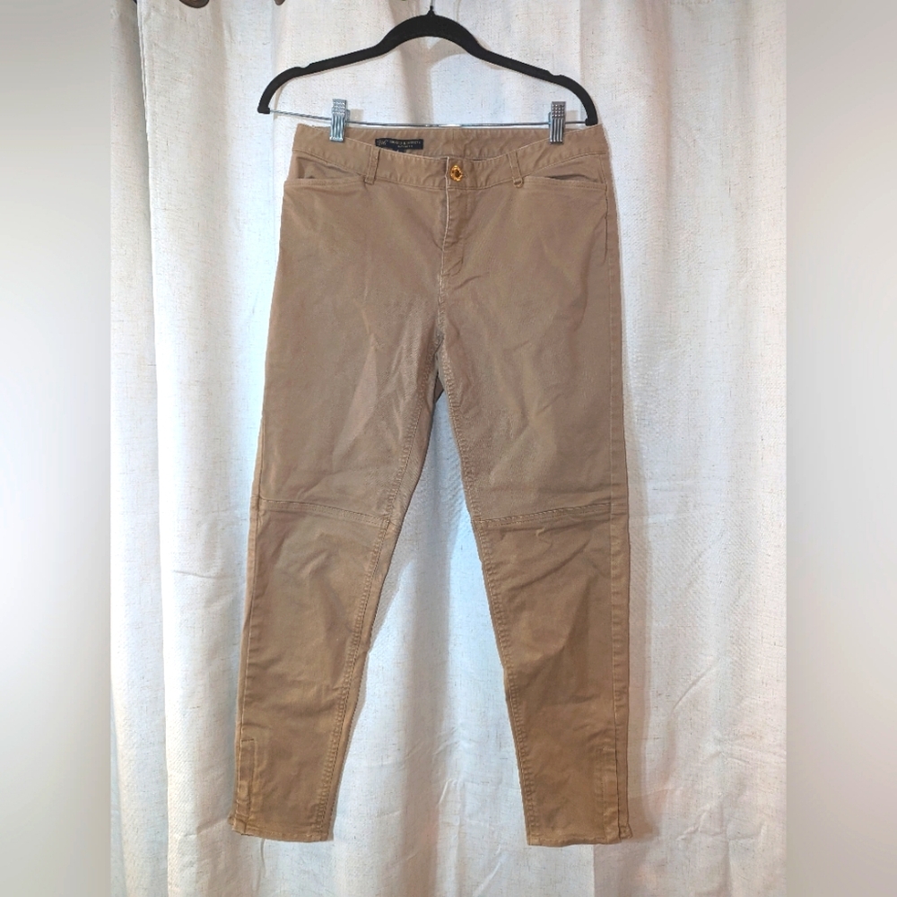 Tan Khaki Women's Brooks Brothers Natalie Fit Pants Size 6